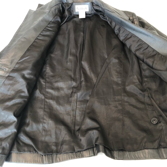 Nordstrom Rubbish leather jacket size large - Picture 9 of 11